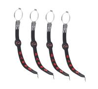 HONMEET 4pcs Adjustable Auto Static Belt Vehicle Static Grounding Wire Car Electrostatic Strap for Rapid Discharge and Electronics Protection Compatible with Multiple Models