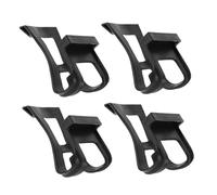 HONMEET 4PCS Adjustable Bike Pedals Toe Clips with Cage for Indoor Cycling Exercise Bikes and Road Bicycles Secure Foot Cage Pedal Accessories for Enhanced Riding Efficiency and Foot