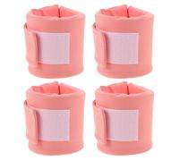 HONMEET 4pcs Adjustable Pink Elizabethan Collar for Pets and Cats, Easy to Use Polyester Pet Neck Protector with Unique Shape, for Puppy and Kitten and Wound Healing