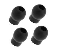 HONMEET 4pcs Black Stethoscope Ear Tips Replacement Accessories Soft Comfortable Sealing Earpieces for Medical Professionals Easy to Install