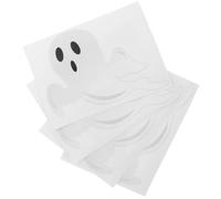 HONMEET 4pcs Car Stickers and Decals Halloween Ghost Window Sticker for Car Doors White Easy Installation Weather-Resistant Universal Fit Holiday Season