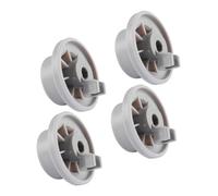 HONMEET 4pcs Dishwasher Wheels Replacement Rack Parts Dishwasher Supplies Compatible for Lower Rack