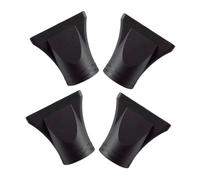 HONMEET 4pcs Heat-resistant Plastic Hair Dryer Nozzles Narrow Concentrator Flat Blow Nozzle Replacement for Salon and Home Styling Duckbill Design for Precise Airflow Control