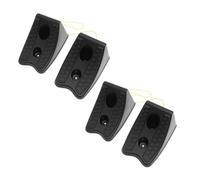HONMEET 4pcs Heavy-duty Rubber Tire Chocks Wheel Stop Blocks with Anti-slip Material for Vehicle Safety Parking Portable Car Wheel Stopper Ramp for Trucks Rvs Trailers and Car Lifts