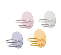 HONMEET 4pcs Makeup Sponge Storage Rack Wall-mounted Organizer Powder Puff Holder Sponges Dry Stand