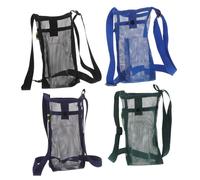 HONMEET 4pcs Mesh Water Bottle Carrier with Adjustable Crossbody Strap for Outdoor Activities Breathable Protective Sleeve with Reinforced Cover for Hiking Sports and Travel