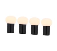 HONMEET 4pcs Mushroom Shape Powder Puff Reusable Makeup Applicators for Even Foundation Application Cute Design for Women and Girls for Liquid and Powder Makeup