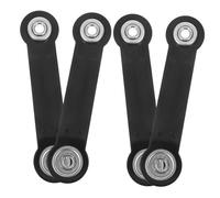 HONMEET 4pcs Patio Glider Bearing Arm Bracket Replacement Weatherproof Outdoor Bench Swing Hardware with Mounting Holes Corrosion-Resistant Garden Glider Arm Repair Parts for Rocking