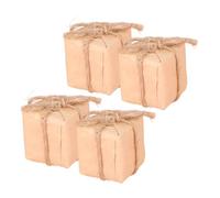 HONMEET 4pcs Scale Vintage Birthday Treat Boxes Miniature Festival Decorations for Dollhouse DIY Home Decor