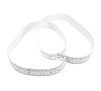 HONMEET 4Pcs Self-adhesive Fish Ruler Tape Measuring Sticker for Fishing Boats Quick Fish Measurement Paper Material