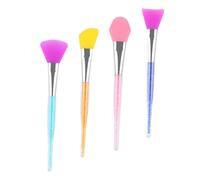 HONMEET 4pcs Silicone Facial Mask Applicator Brush for Mud Lotion Versatile Skincare Tools and Easy Application for Diy Masks and Essence