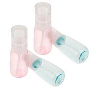 HONMEET 4pcs Travel Bottles Leakproof Portable Containers for Spa Toiletries and Cosmetics U-shape Design Random Color