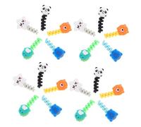 HONMEET 50pcs Animal Cable Protector Set Charger Cord Protectors and Data Cable Savers for Phone Chargers - Cartoon Dinosaur, Panda, Cat, Bear Designs - Random Colors for Electronics Accessories