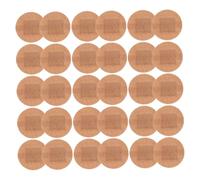 HONMEET 50PCS Breathable Cloth Adhesive for Fingers and Joints Comfortable Round for Sensitive Skin Blister Prevention and Portable Care