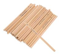HONMEET 50pcs Khaki Wooden Pencils with Ergonomic Design and Smooth Writing, Hexagonal Solid Wood Lead Pencils for Painters and Teachers at Home or School