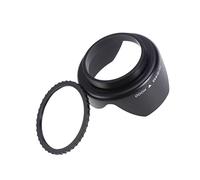 HONMEET 58mm Dslr Camera Lens Hood Universal Screw Mount Tulip Flower Lens Shade Compatible with Dslr Cameras Sunlight Glare Reduction for Outdoor Photography