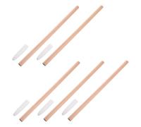 HONMEET 5pcs Black Eyebrow Pencil with Hard Wooden Core and Ultra Fine Tip Smudge Sweat Resistant for Natural Hair Like Strokes Suitable for Oily Skin and Active Lifestyles