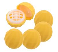 HONMEET 5pcs Compact Lip Gloss Maker Lip Balm Pot Applicator Lipstick Holder Organizer Portable and Protective