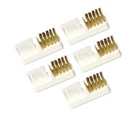 HONMEET 5pcs Copper Wire Nail Drill Dust Brush for Nail Art Cleaning Strong Bristles for Drill Bit Maintenance Essential Tool for Manicurists