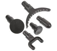 HONMEET 5pcs Replacement Head Body Massager Head Massage Tool Gym Massager Attachment Relieves Fatigue Maintains Flexibility Plastic Round Big U Shape on The Go for Sports and Fitness