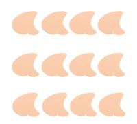 HONMEET 6 Pair UV Protection Golf Patch for Face and Eye Area, Hydrogel Material with Stretch Fabric, Forked Shape Design, Easy Peel off Sunscreen Stickers for Hiking and Prolonged Outdoor