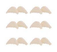 HONMEET 6 Pairs Toe Filler Inserts Sponge Cushioned Shoe Head Pad Can be Cut to Shape for Flat Shoes Comfortable Unisex