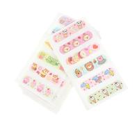 HONMEET 60Pcs Cartoon Breathable Adhesive Bandages for Wound Patches with Absorbent Pad and Water Resistance for Emergency Home and Travel Use
