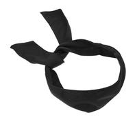 HONMEET 6pcs Adjustable Ties for Men Women Breathable Elastic Hair Bandanas for Sports Running Gym Workouts Fast-drying Sweatbands Black
