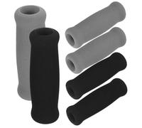 HONMEET 6Pcs Anti-Skid Sponge Crutch Handle Grips for Walking Sticks Thickened Ergonomic Cane Handle Wraps for Elderly Hand Protection