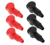 HONMEET 6pcs Battery Terminal Protector Covers Automotive Insulation Caps for Car Batteries Easy Install Protective Sleeves End Caps