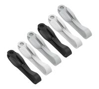 HONMEET 6pcs Cable Storage Holder and Organizer for Cables and Cords Silicone and Foam Adhesive Material, Simple Tear-Off Design Without Leaving Traces, for Tvs and Air Fryers