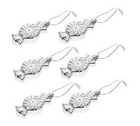 HONMEET 6pcs Decorative Xmas Candy Pendant Christmas Hanging Props for Home Decor Safe Unique Design for Festive Atmosphere for Tree Ornaments and Holiday Celebrations