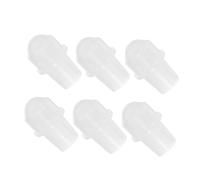 HONMEET 6pcs Essential Oil Roller Balls Replacement 10ml Bottle Roller Tops Natural White Crystal Heads Suitable for Perfume and Aromatherapy Bottles