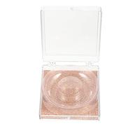 HONMEET 6pcs Glitter Square Empty Eyelash Storage Boxes High Lash Organizer Shiny Bottom Cards for Easy Identification Portable and Compact Design for Eyelash Packaging and Display