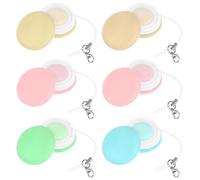 HONMEET 6Pcs Macaron Phone Screen Cleaning Cloths Portable Eyeglasses Wiper Microfiber Wipes for Dust Oil Smudges Removal Glasses and Electronic Devices Random Color