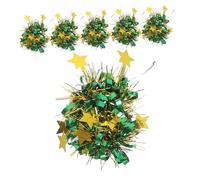 HONMEET 6pcs Metallic Cheerleader Pom Poms for Boys and Girls Bright Sequin Dancing Hand Cheer Squad Props for School Performance and Sports Events