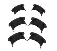 HONMEET 6pcs Pool Table Pocket Liners Replacement Set Easy Install Billiard Table Net Frame Accessories for Snooker Billiards Pocket Rail Repair