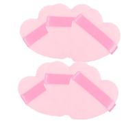 HONMEET 6pcs Powder Puff for Makeup Application Love Heart Design Versatile Loose Powder and Foundation Sponges for Beginners and Precision Use Hard Reach Areas