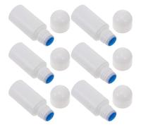 HONMEET 6pcs Reusable Sponge Head Applicator Bottles 50ml Portable Cosmetic Bottle with Abs and Sponge Material Easy to Carry for Skin Care and Lotion Application