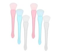HONMEET 6pcs Silicone Face Mask Brush Scoop Dual-side Beauty Tools for Mud Mask Application Household Use
