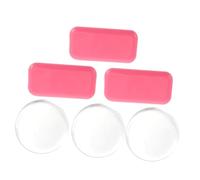 HONMEET 6pcs Silicone Lash Pads for Eyelash Extension Grafting Non-deforming Easy to Use Lash Trays for Professional and Home Applications for Quick and Convenient Application