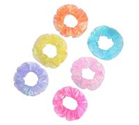 HONMEET 6pcs Stretchy Hair Scrunchies for Women Chic Ponytail Holders Versatile Chiffon Hair Ties for Everyday Wear and Special Occasions