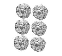 HONMEET 6pcs Thermal Deep Conditioning Hair Mask Caps Fit Tinfoil Heat Caps with Elastic Bands Stable Temperature for Salon Home Use Lightweight Breathable Foil Hair Treatment Hats