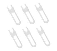 HONMEET 6pcs U-Shaped Boy Girl Safety Cabinet Door Locks for Cabinets Drawers Proofing Locks for Boy Girl Safety for Kitchen Bathroom Childproofing
