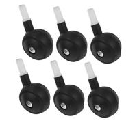 HONMEET 6pcs Wheels Swivel Stem Caster Replacement Silent Wheels for Trolley Walker Stroller Accessories for Boy Girl Stroller and Walker