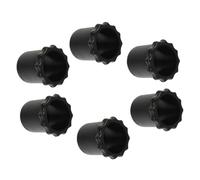 HONMEET 6pcs Wireless Microphone Bottom Rod Sleeve Holders, Anti-roll Silicone Covers for Microphone, Easy to Store and Decorative Skidproof Sleeves for Bars and Stages