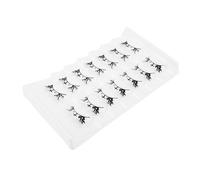 HONMEET 7 Pairs Unique Fake Eyelashes Halloween Decor Party Prop Halloween Accessories Women Art Eyelashes Black