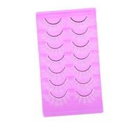 HONMEET 7 Pairs White False Eyelashes Natural Look Wispy Lashes Comfortable Synthetic Fibers for Cosplay Party Birthday and Daily Wear
