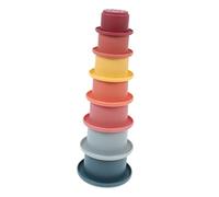 HONMEET 7Pcs Creative Cups Cognitive for Safe Bath Shower Fun for Develops Social Skills Hands Ability