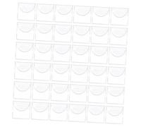 HONMEET 80PCS Clear Plastic Coin Sleeves Single Pocket Currency Holders with Secure Seal for Commemorative Coins Quarters Nickels Jewelry Pouch Bags for Collectors